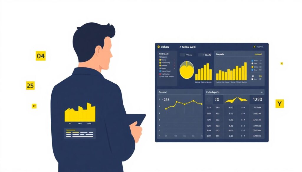 Башня желтых карточек: анализ пиков активности по матчам - иллюстрация