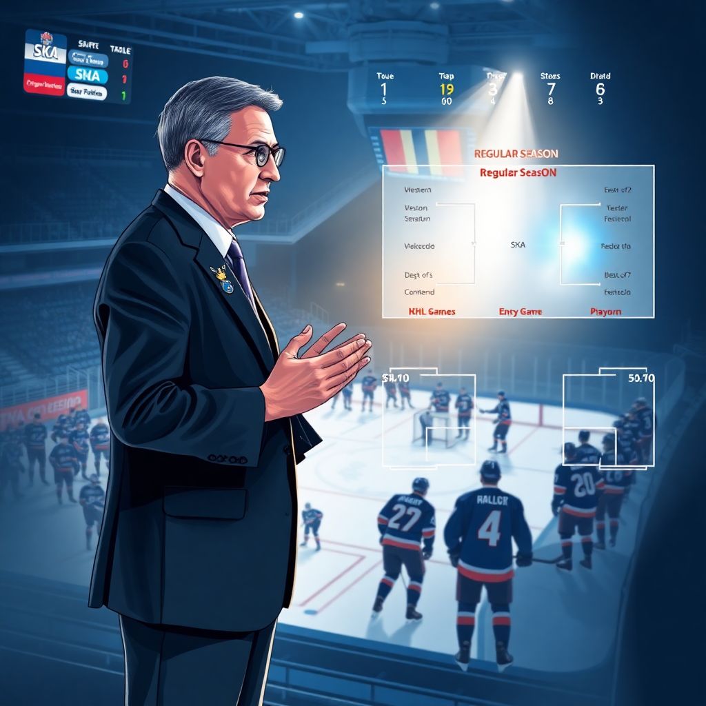 Быков: для СКА важнее сам выход в плей-офф КХЛ, чем место в таблице