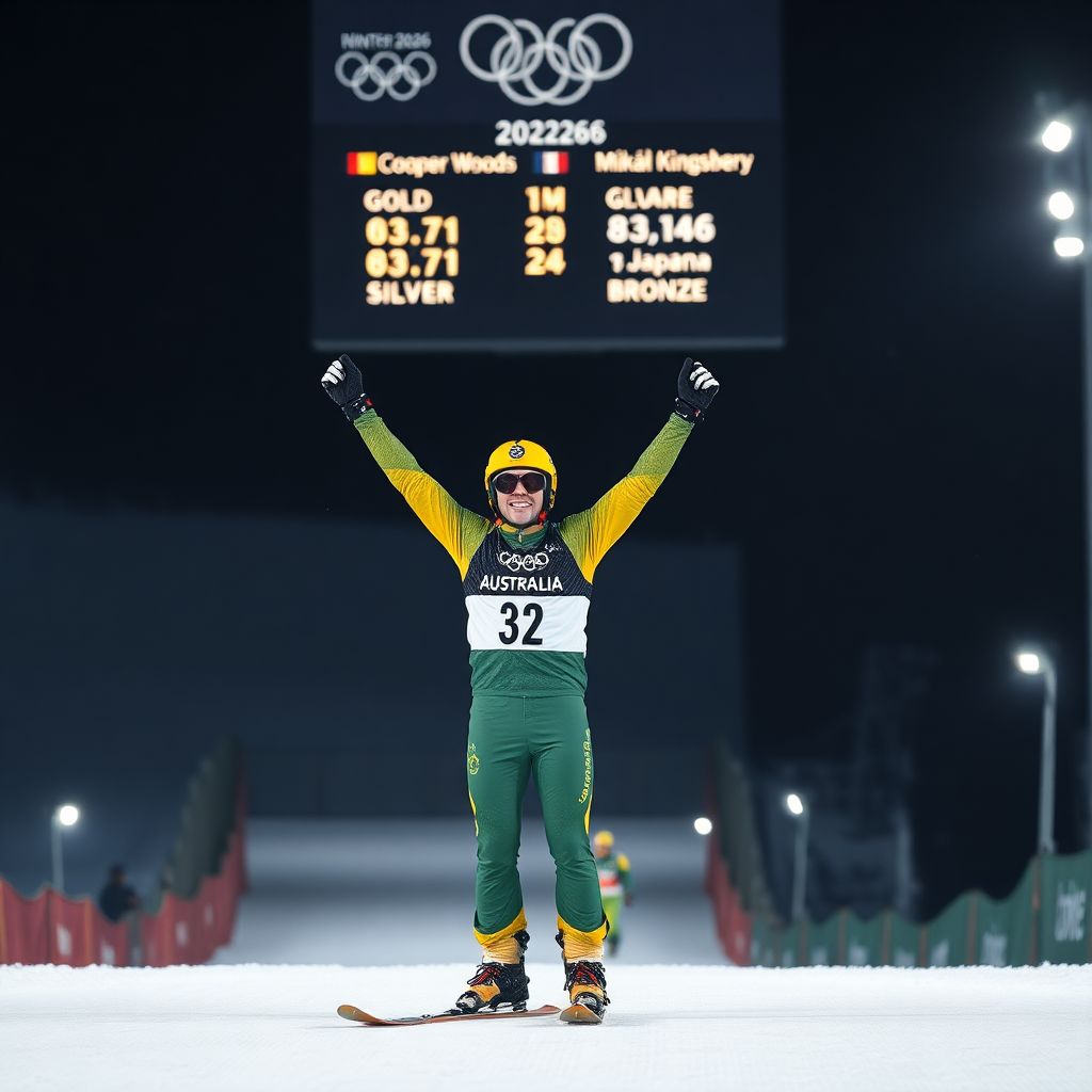 Купер Вудс приносит Австралии первое золото Олимпиады‑2026 в могуле