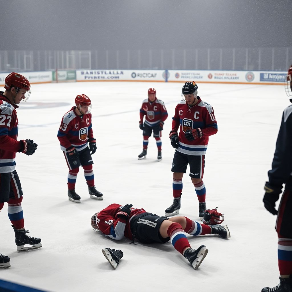 Российский хоккеист получил тяжелейшую травму бедренной артерии в матче Кубка России